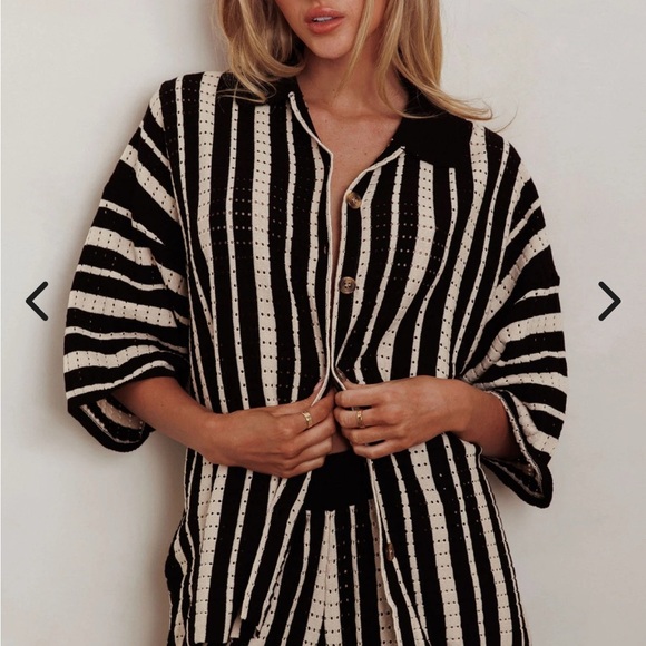 NWT Vacation Beach Resort Wear Crochet Swim Cover Up Set Size S/M - Picture 1 of 5